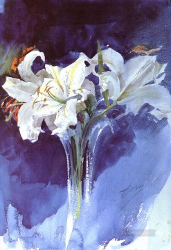 Flores Painting - Vita Liljor destacado pintor sueco Anders Zorn Impresionismo Flores
